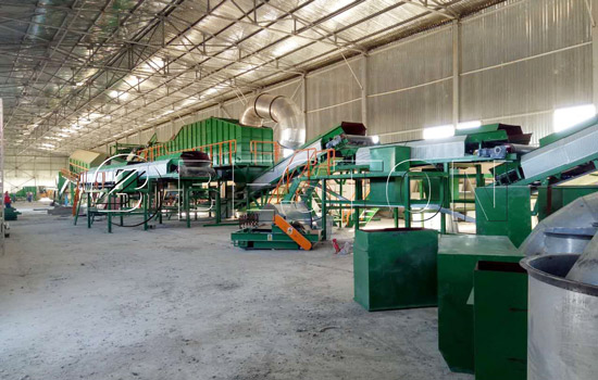 Beston waste sorting plant installation was finished in Uzbekistan