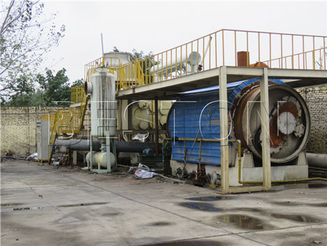 tire pyrolysis plant