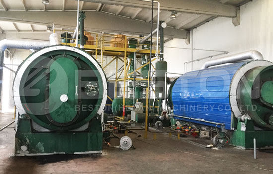 Get Tyre Pyrolysis Plant Project Report from Beston