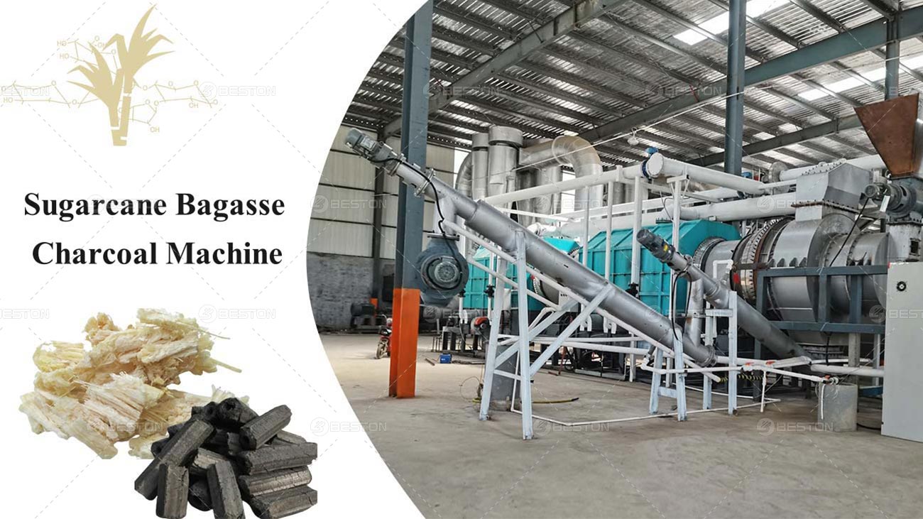 Sugarcane Bagasse Charcoal Machine